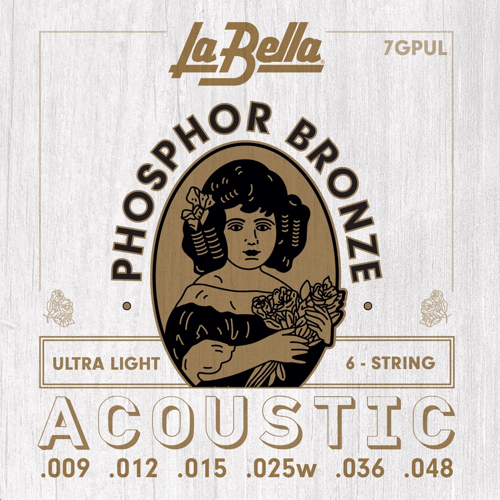 La Bella Phosphor Bronze | Muta di corde per chitarra acustica