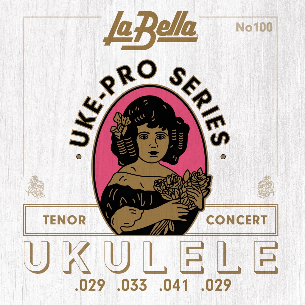 La Bella 100U | Muta di corde per ukulele concerto/tenore, 029-029