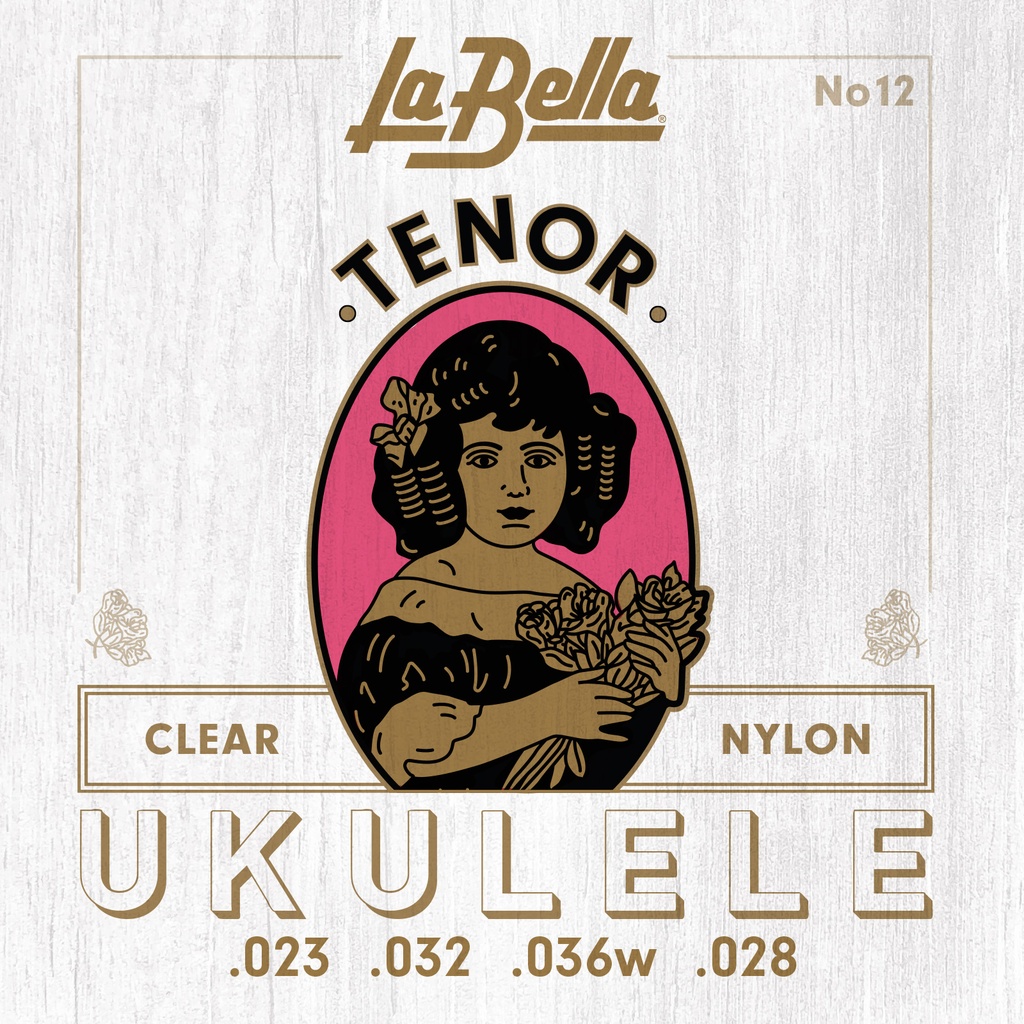 La Bella 12 | Muta di corde per ukulele tenore, 028-028