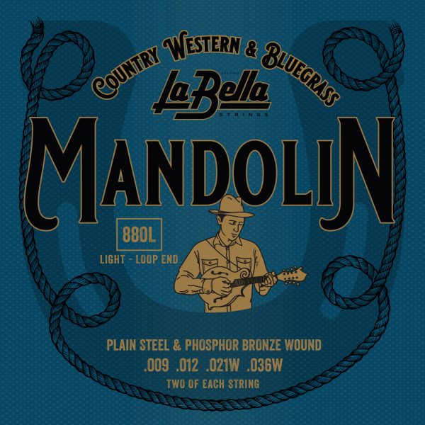 La Bella Mandolin | Muta di corde per mandolino soprano, phosphor bronze