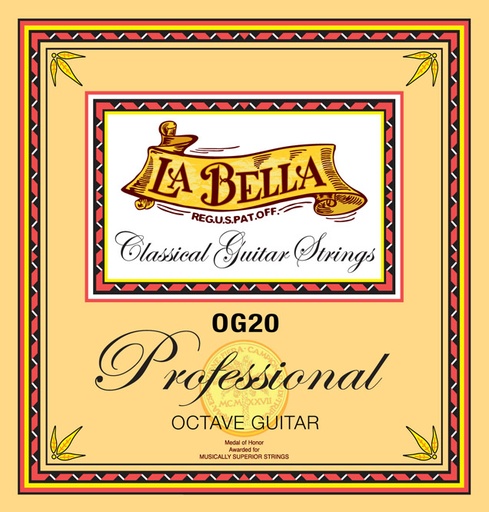 [OG20] La Bella OG20 | Muta di corde per chitarra classica ottava (43 cm)