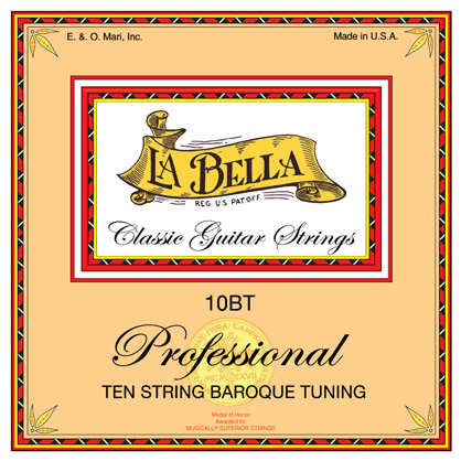La Bella Professional 10BT/RT | Muta di corde per chitarra classica 10 corde