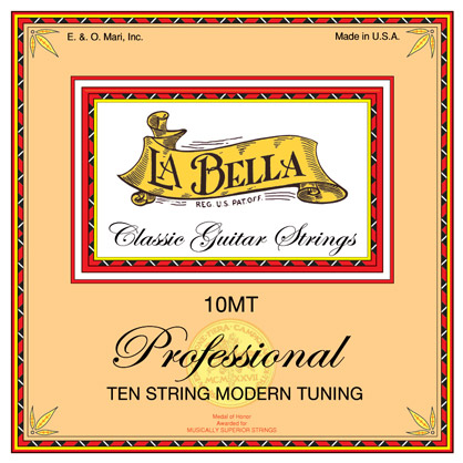 La Bella Professional 10MT | Muta di corde per chitarra classica 10 corde