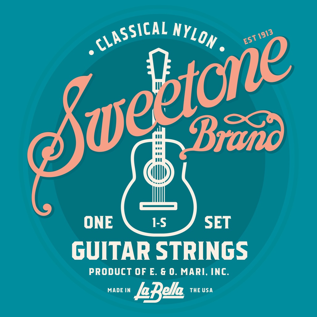 La Bella 1S Sweetone | Muta di corde per chitarra classica, tensione media