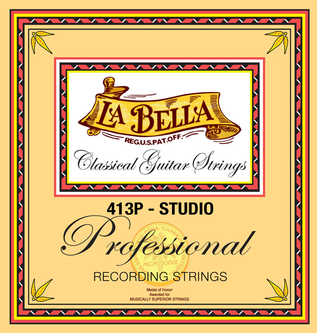 La Bella 413P | Muta di corde per chitarra classica, tensione media
