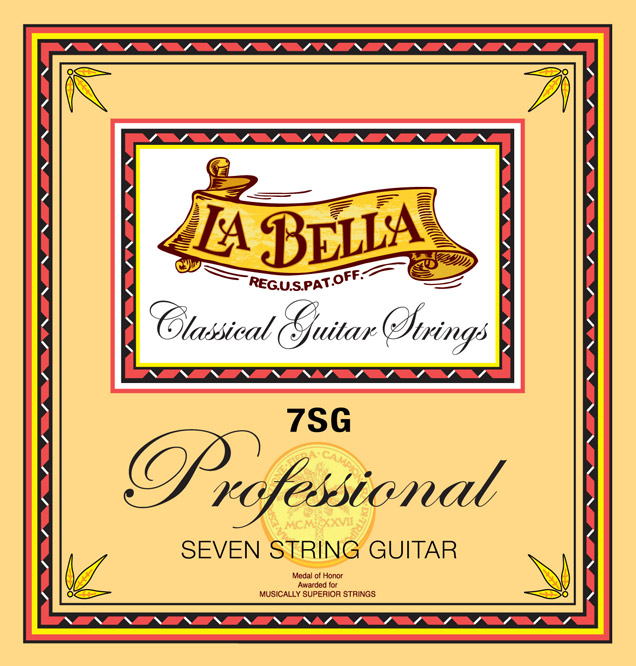 La Bella 7SG | Muta di corde per chitarra classica 7 corde