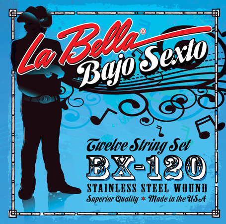La Bella BX120 | Muta di corde per bajo sexto