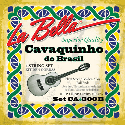 La Bella CA300-B | Muta di corde per cavaquinho - Brazil