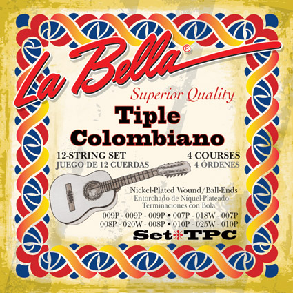 La Bella TPC | Muta di corde per tiple colombiano