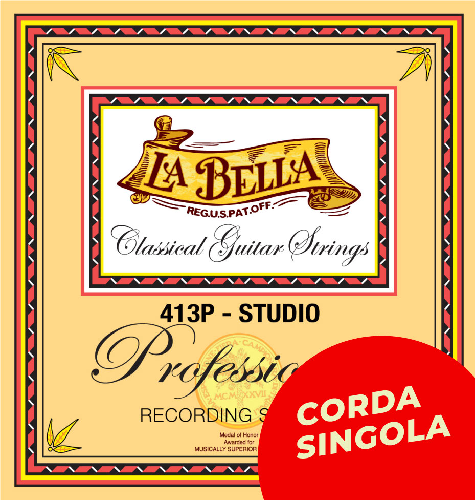 Corda singola La Bella per chitarra classica, modello 413P Professional