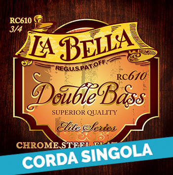 Corda singola La Bella per contrabbasso, modello RC610 Double Bass