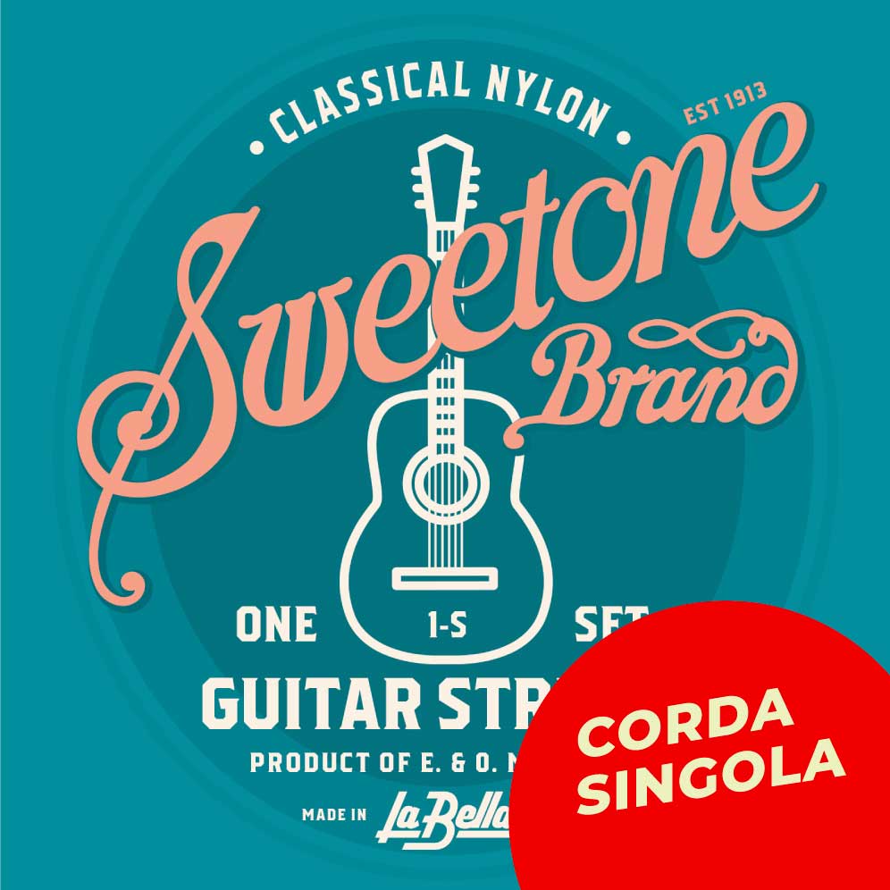 Corda singola La Bella per chitarra classica, modello 1S Sweetone