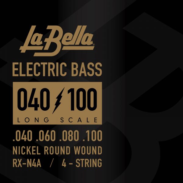 La Bella RX Nickel-Plated | Muta di corde per basso 4 corde