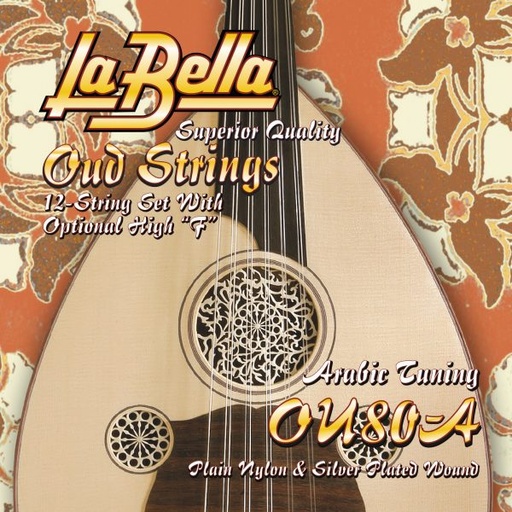 [OU80A-C] La Bella OU80A-C | Muta di corde per oud turco CC Tuning