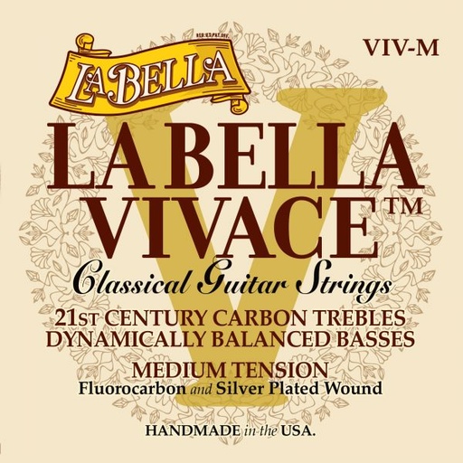 La Bella Vivace | Muta di corde per chitarra classica
