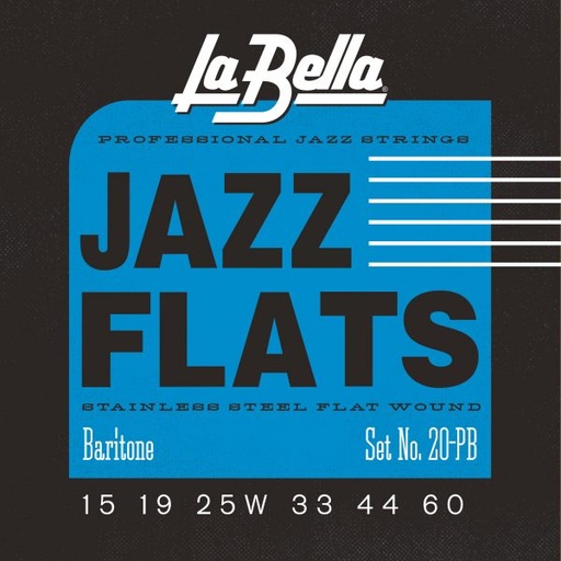 La Bella Jazz Flats | Muta di corde lisce per chitarra jazz