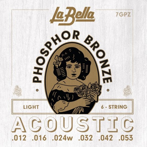 La Bella Phosphor Bronze | Muta di corde per chitarra acustica