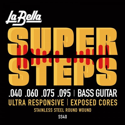 La Bella Super Steps | Muta di corde per basso 4 corde