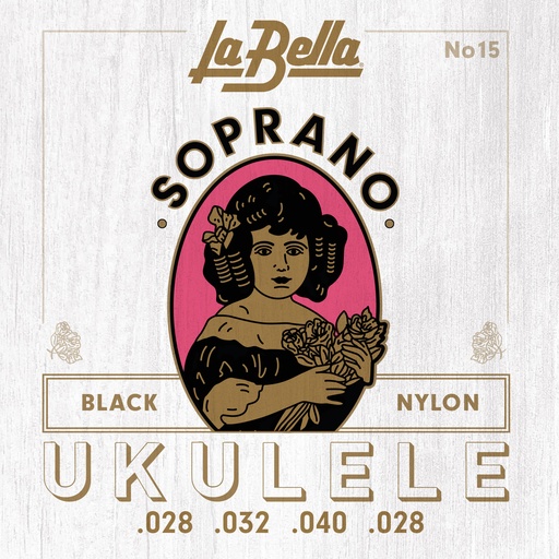 [15] La Bella 15 | Muta di corde per ukulele soprano, 028-028
