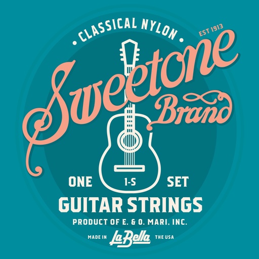 [1S] La Bella 1S Sweetone | Muta di corde per chitarra classica, tensione media