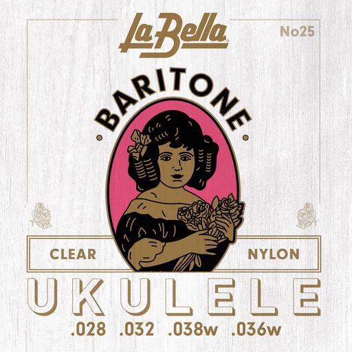 [25] La Bella 25 | Muta di corde per ukulele Baritono, 028-036