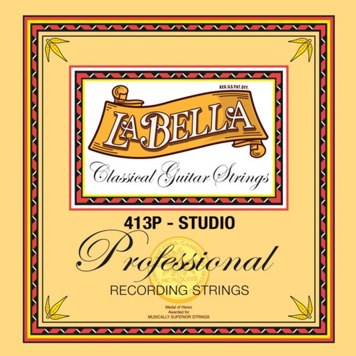 [413P] La Bella Professional 413P | Muta di corde per chitarra classica, tensione media