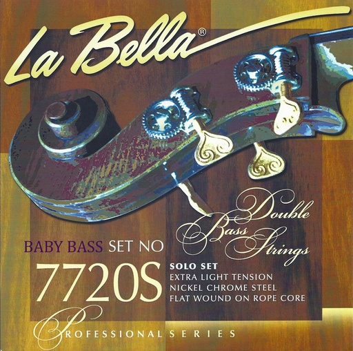 [7720S-BB] La Bella 7720S-BB | Muta di corde per contrabbasso Ampeg BB1 Baby Bass