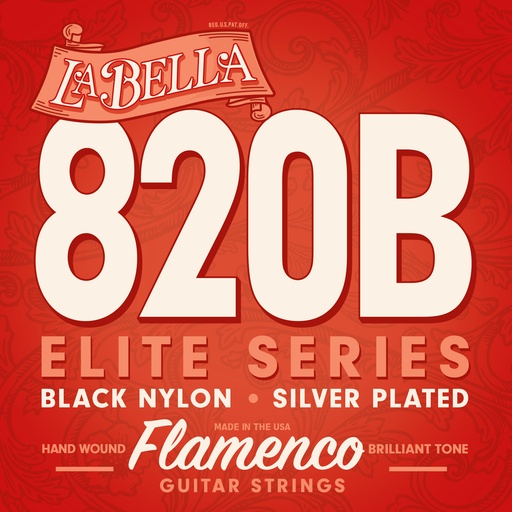 [820B] La Bella 820B | Muta di corde per chitarra classica flamenca, tensione media