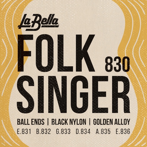 [830] La Bella 830 | Muta di corde per chitarra classica, tensione media