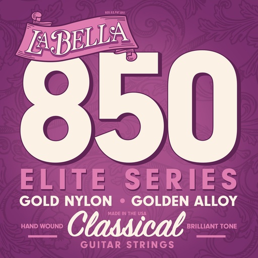 [850] La Bella 850 | Muta di corde per chitarra classica, tensione media