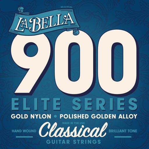 [900] La Bella 900 | Muta di corde per chitarra classica, tensione media