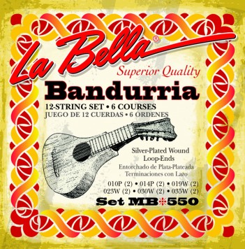 [MB550] La Bella MB550 | Muta di corde per bandurria