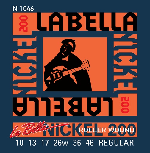 La Bella Roller Wound | Muta di corde per chitarra elettrica