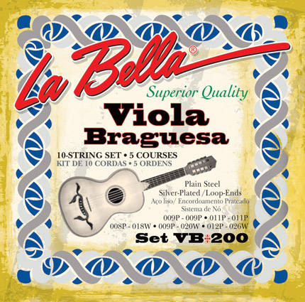 [VB200] La Bella VB200 | Muta di corde per viola braguesa