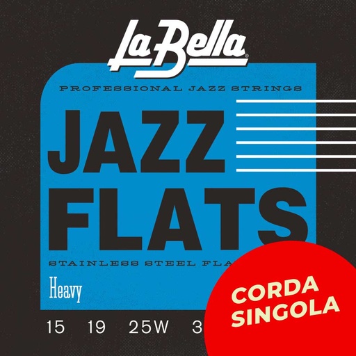 Corda singola La Bella per chitarra elettrica, modello 20PH Jazz Flats