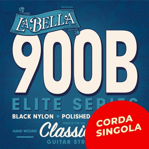 Corda singola La Bella per chitarra classica, modello 900B Elite
