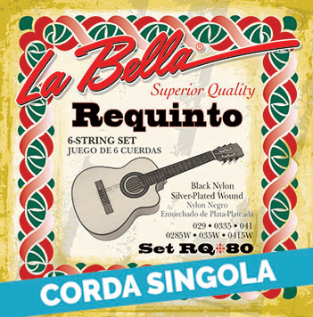 Corda singola La Bella per Requinto, modello RQ80 Latin Folk